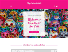 Tablet Screenshot of claymatescafe.com